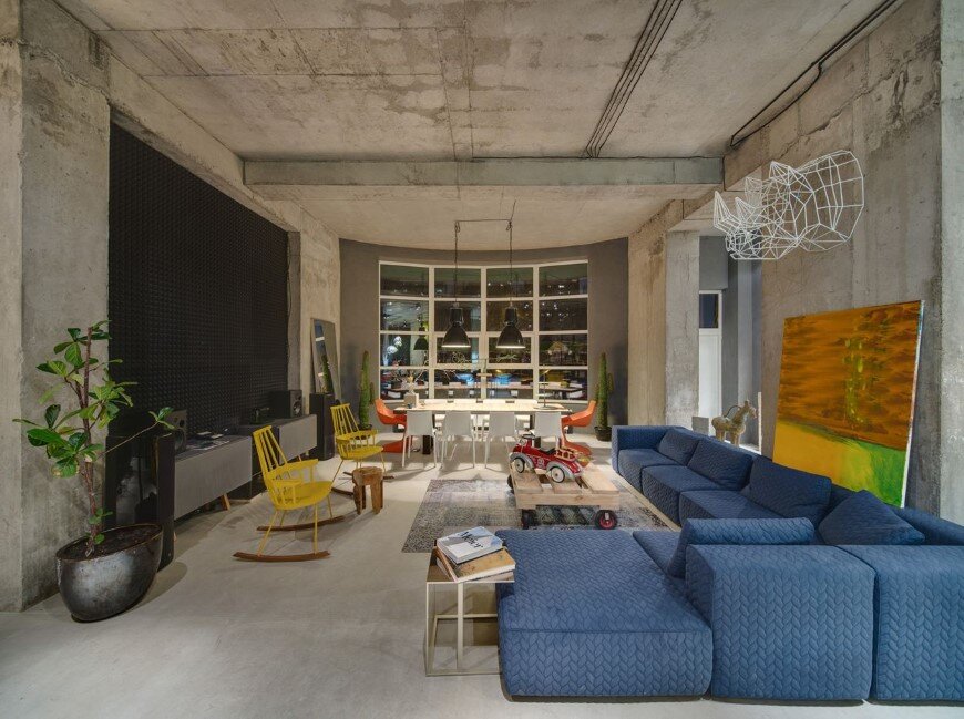 Dizaap Office: Bright Loft Space with Eclectic Interior Design