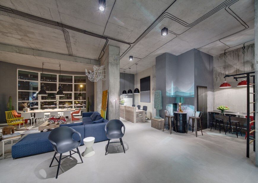 Dizaap office bright loft space with eclectic interior design (17)