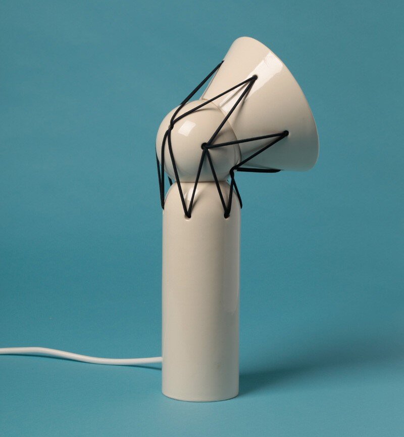 Elastic Lights - collection of articulated ceramic lamps (5)