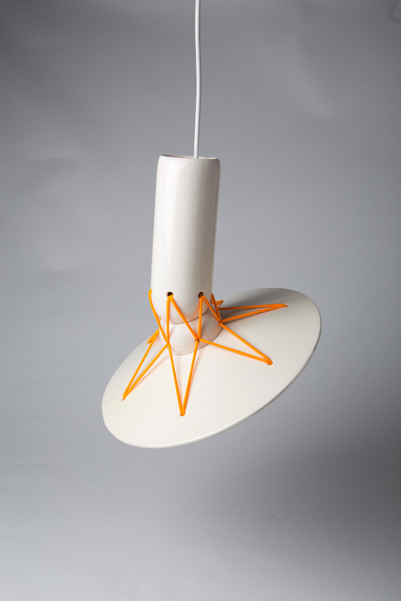 Elastic Lights - collection of articulated ceramic lamps (7)