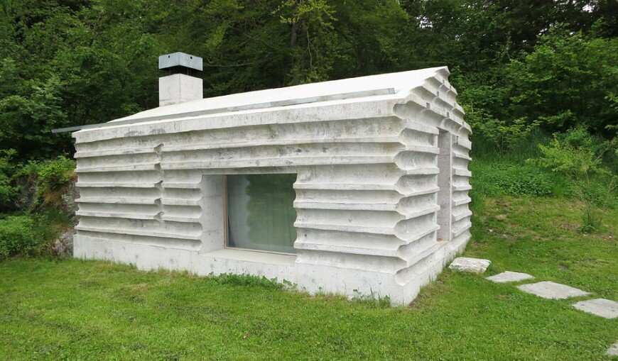 Fascinating concrete cabin in the Swiss Alps by German architecture studio Nickisch Sano Walder Architekten (2)