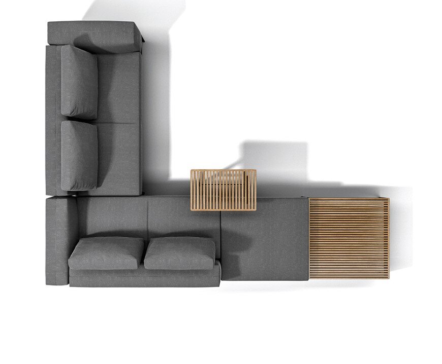 Grid - clean lines and flexible elements for cosy lounge (8)