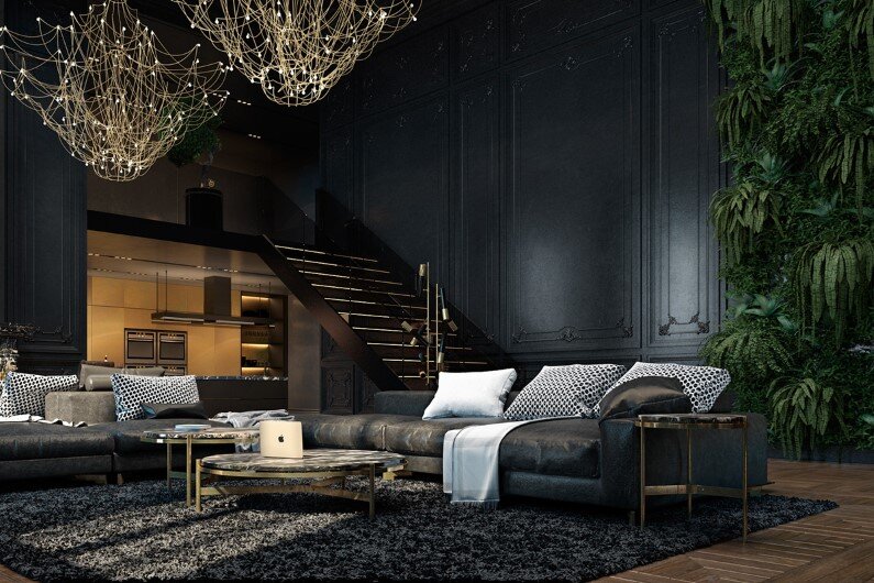 Luxury interiors with a charming aesthetics in Paris (1)