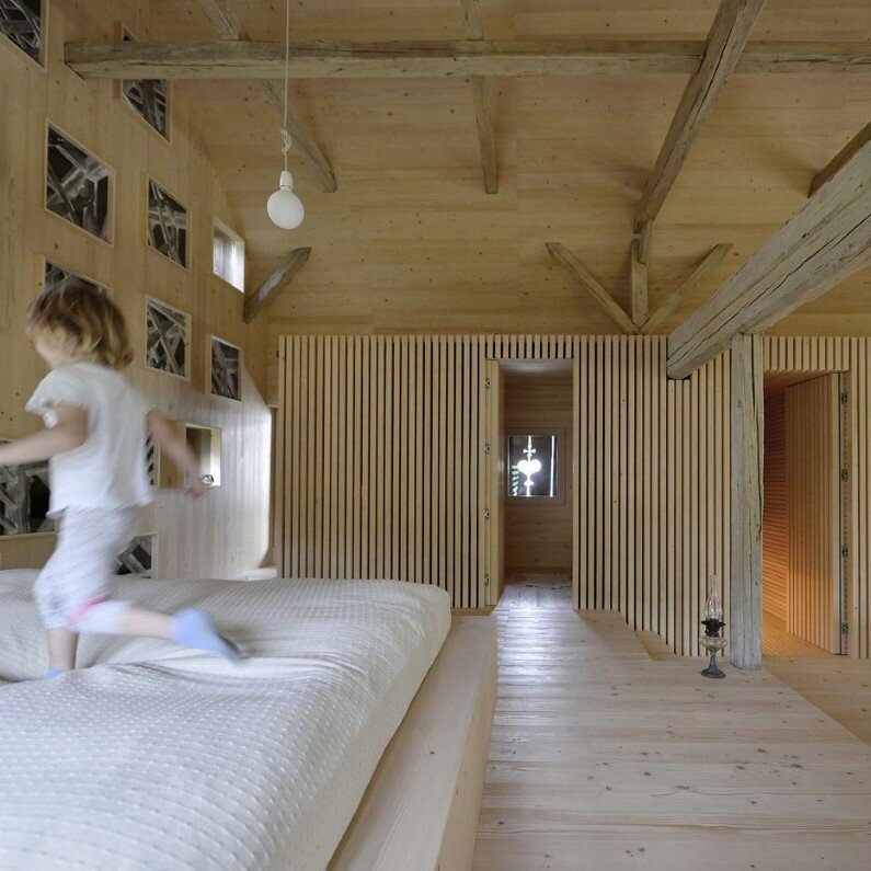 Old Barn revitalized by converting into a loft apartment (10)