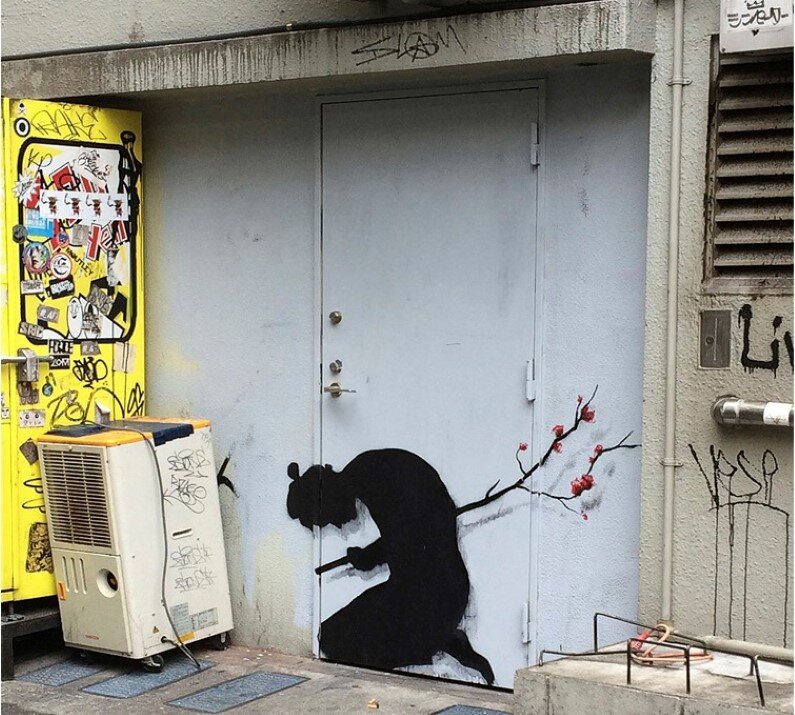 Paintings by Spanish street artist Pejac Tokyo, Seoul and Hong Kong (8)