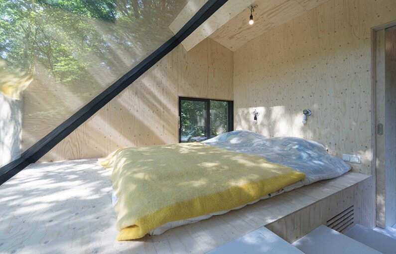 Transformation Forest House sustainable, compact and sculptural rooftop extension (5)