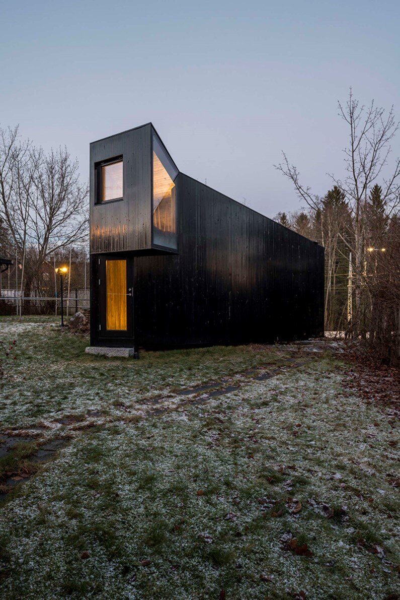 Writer's Cabin in suburban residential area of the Oslo city (7)