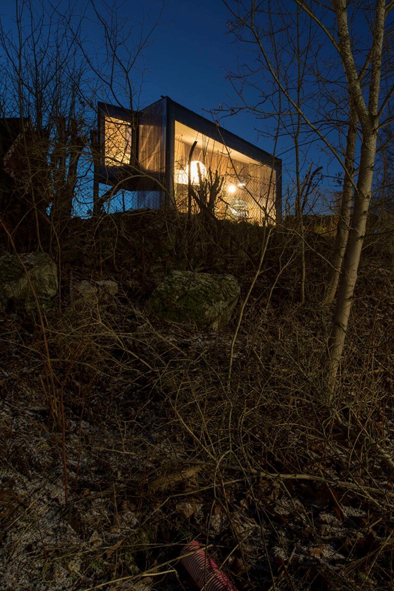 Writer's Cabin in suburban residential area of the Oslo city (9)