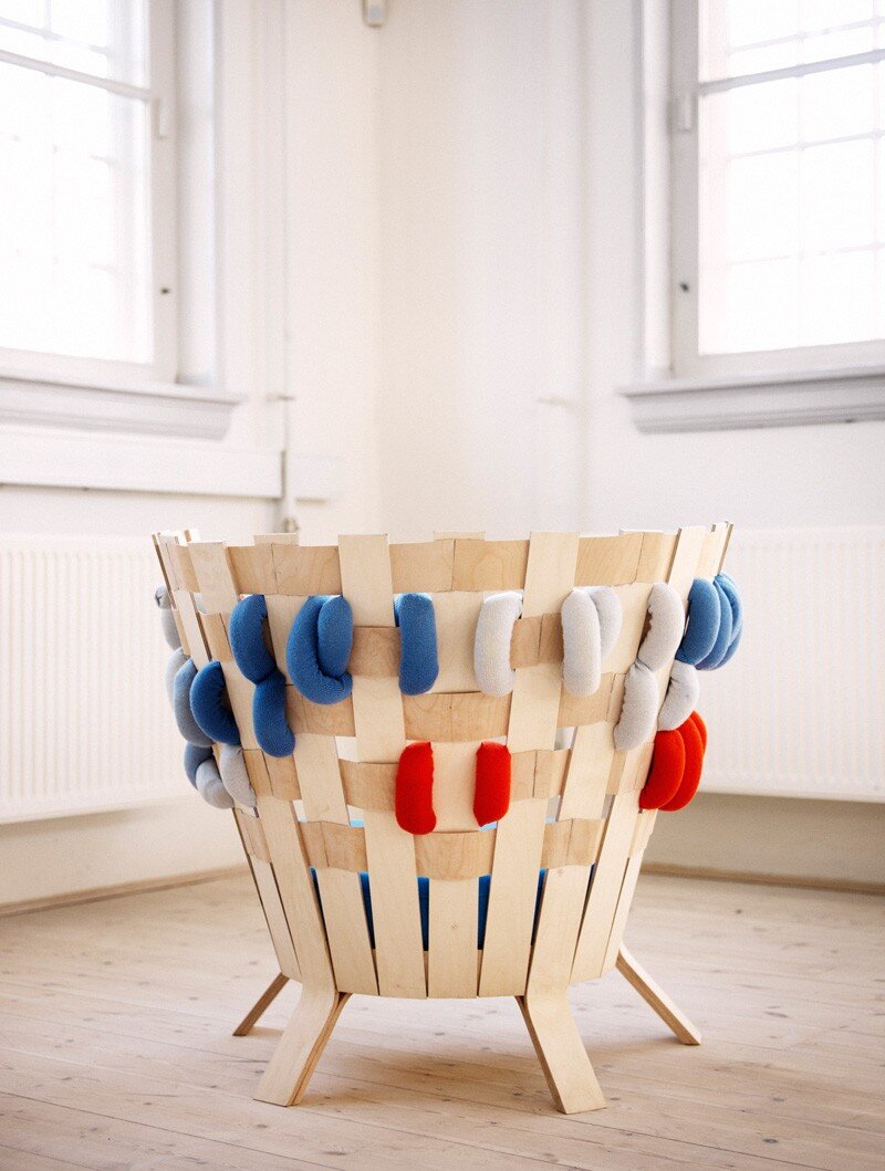 X-Me Furniture Collection with cross-stitch ornaments in wool - Danish designer Ellinor Ericsson (8)