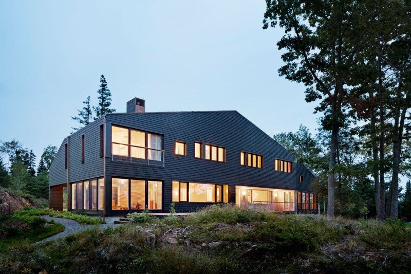 A house, boathouse, and studio structure by Andrew Berman Architect (4)