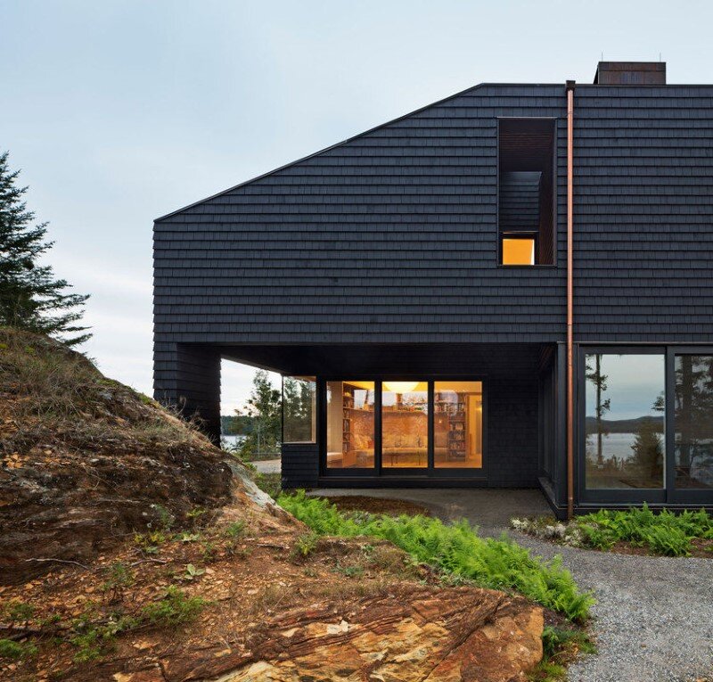 A house, boathouse, and studio structure by Andrew Berman Architect (5)