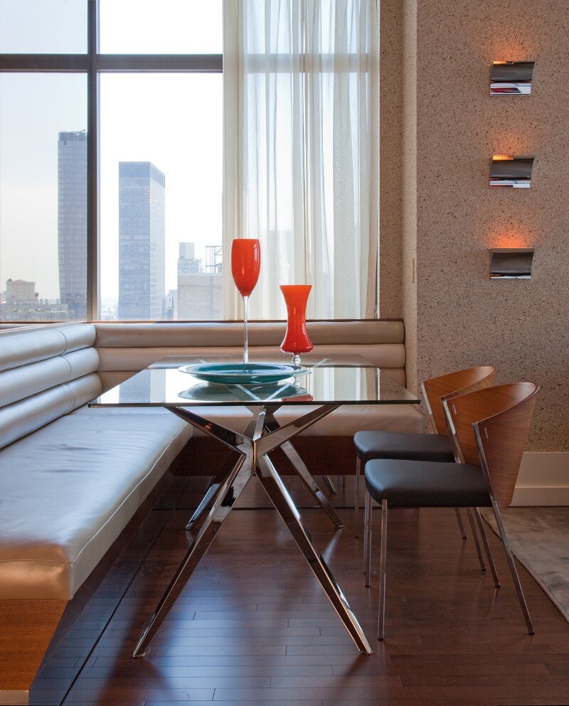Chelsea Highrise apartment with a unique vibe to each room by designer Andrew Suvalsky. (8)
