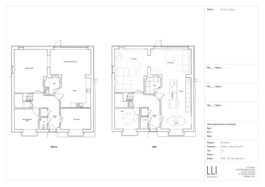 Total redesign of the ground floor of a family home (8)