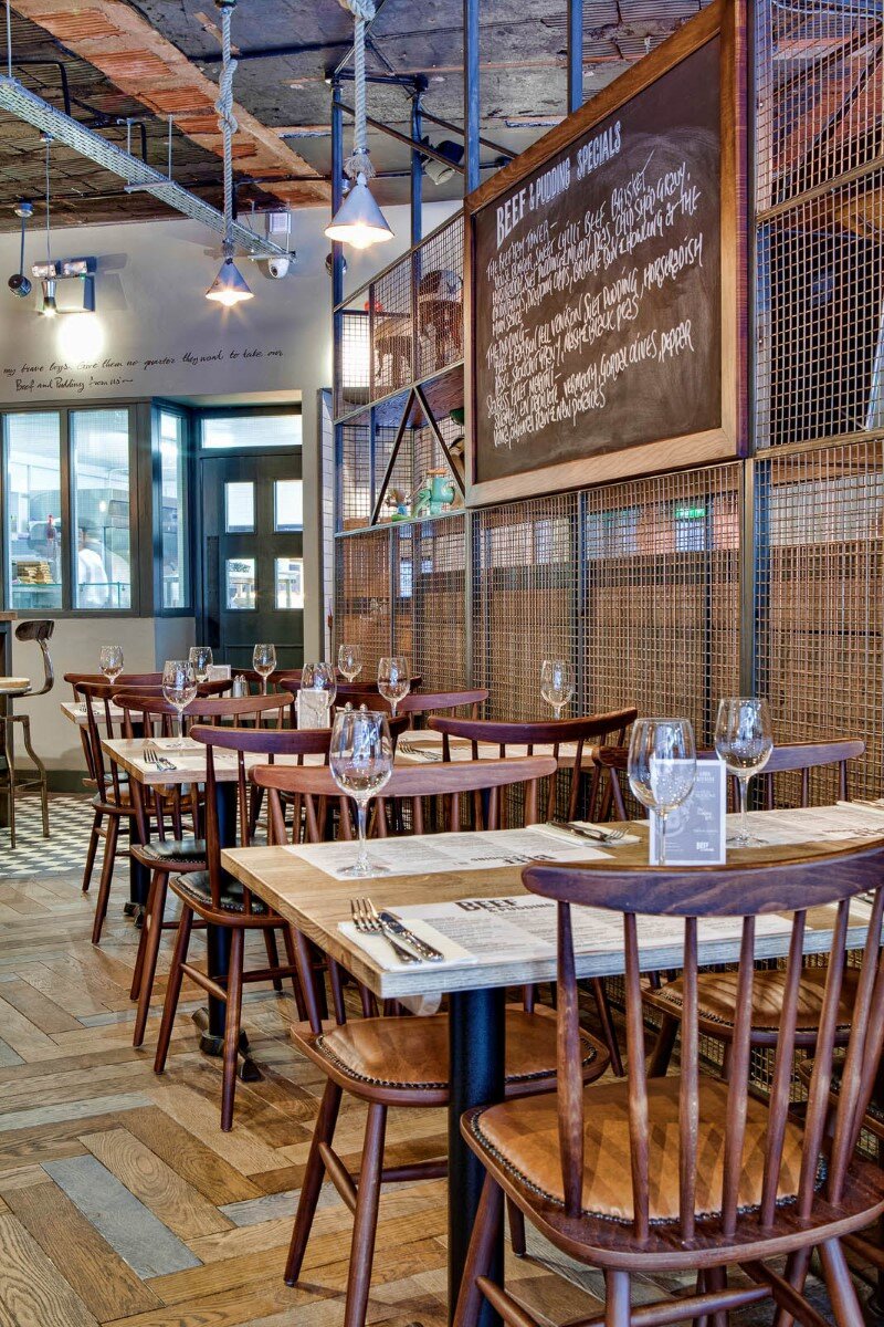 DV8 Designs has created a true rustic feel in Beef and Pudding restaurant (11)