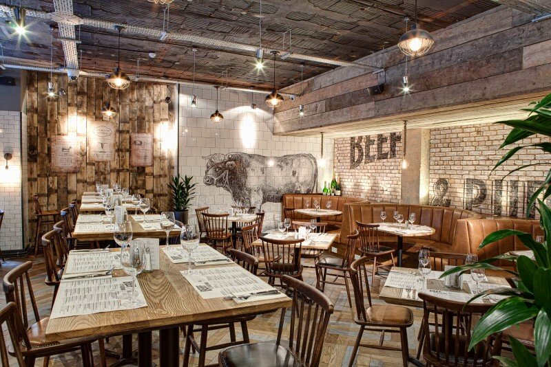 DV8 Designs has created a true rustic feel in Beef and Pudding restaurant (14)