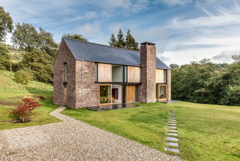 New-build four bedroom family house set in a secluded valley in Monmouthshire (1)
