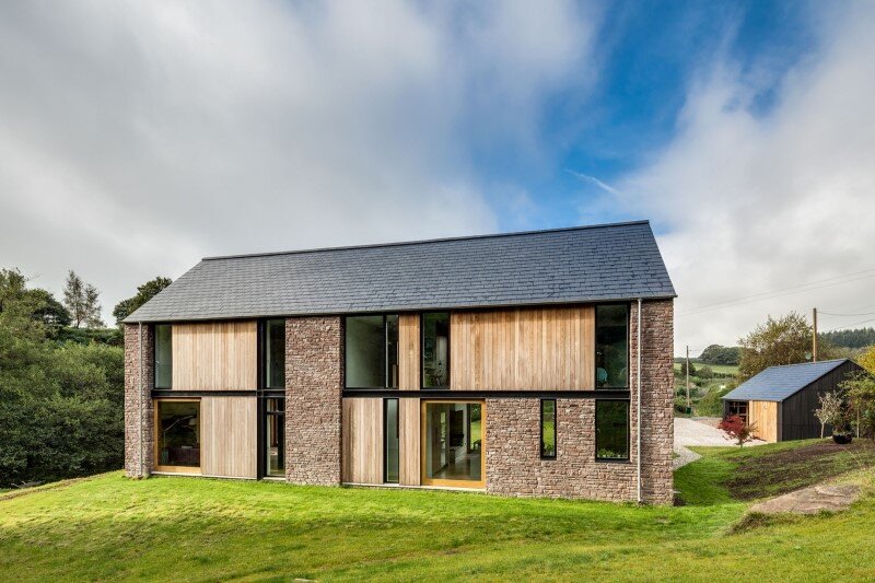 New-build four bedroom family house set in a secluded valley in Monmouthshire (2)