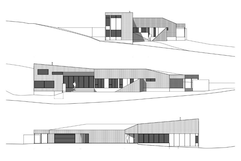 Valley Residence - shaped and adapted to the contours of a valley - Philip M. Dingemanse (15)
