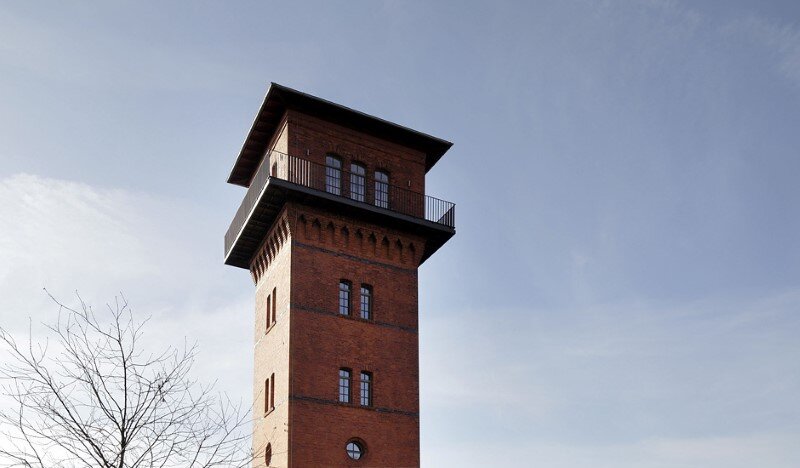 Watertower converted into a unique vacation home with beautiful views over the rooftops of Berlin (16)