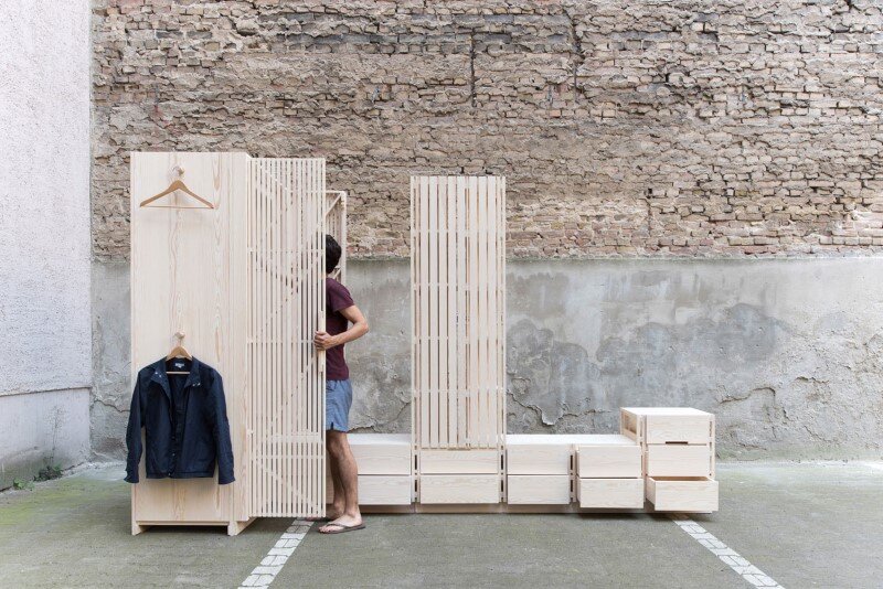 Wooden furniture for bedroom with a minimalist design - Sebastian Fischer (2)