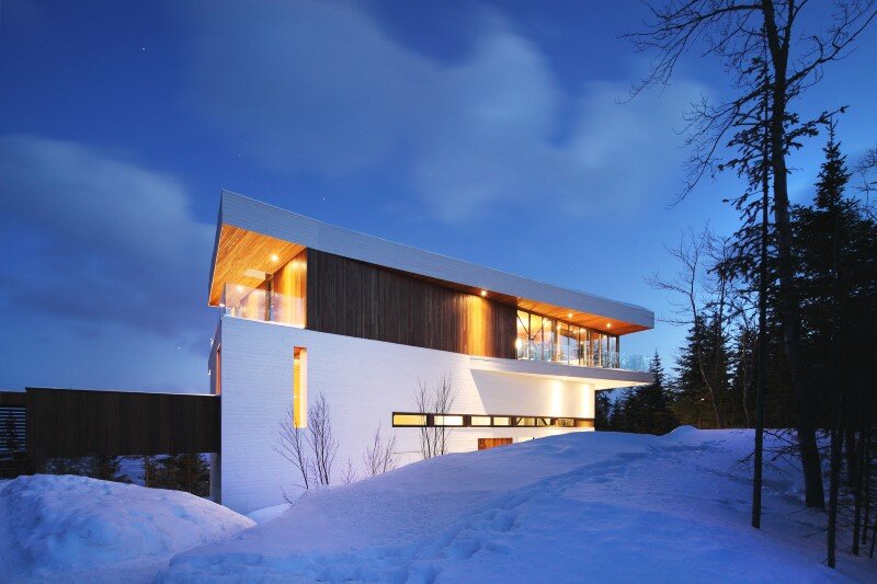 Architectural forms that make a proud statement in the Quebec landscape (12)