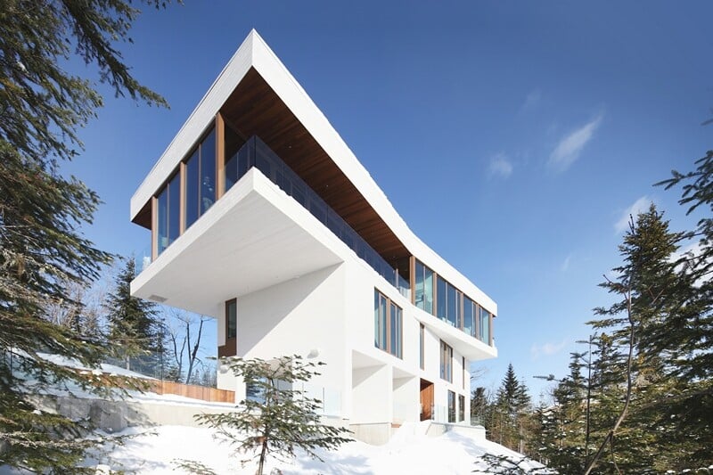 Architectural forms that make a proud statement in the Quebec landscape (19)