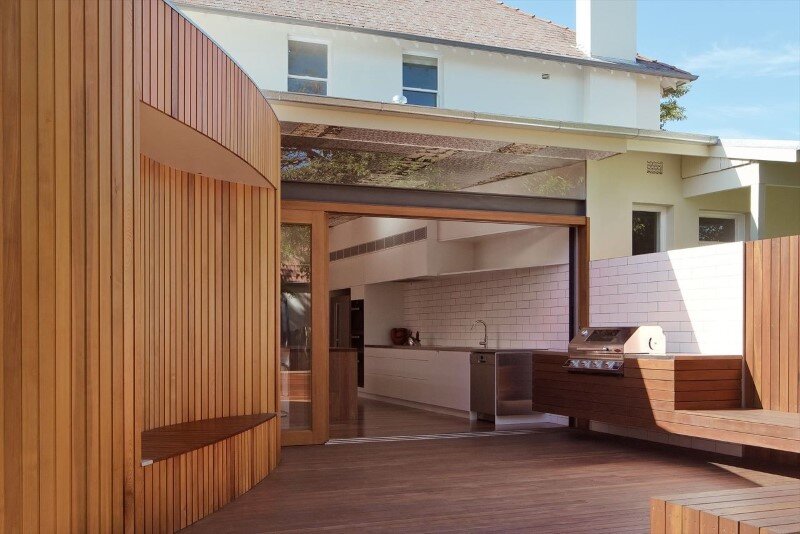 Bold conceptual approach for adding a open kitchen to a semi-detached home - Dulwich Hill Residence (12)