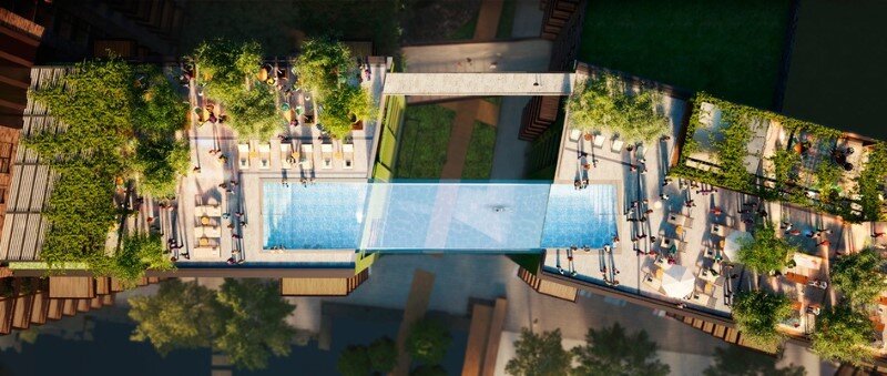 Embassy Gardens Sky Pool - Suspended Glass Swimming Pool (1)