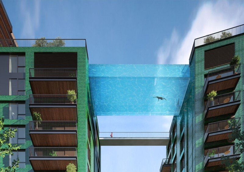 Embassy Gardens Sky Pool - Suspended Glass Swimming Pool (2)