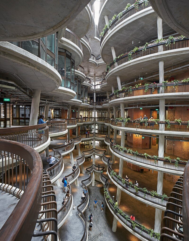 Learning Hub designed by Heatherwick Studio for a university in Singapore (12)