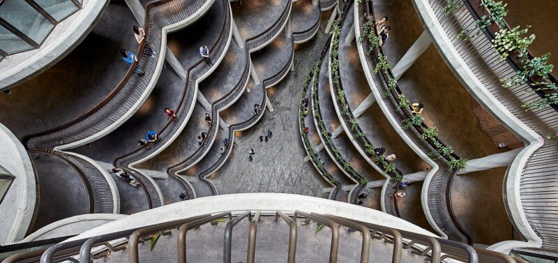 Learning Hub designed by Heatherwick Studio for a university in Singapore (9)