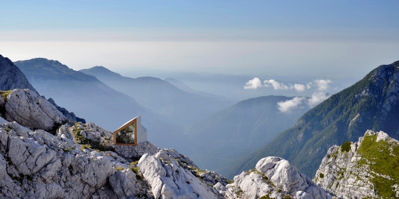 Mountain shelter on the highest peak in Slovenia (1)