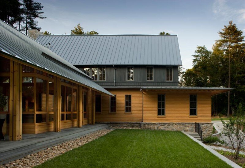 North Carolina modernist house with a perfect transition between interior and exterior (3)