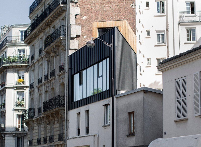 Small Parisian house with a singular geometry - Saganaki House (16)