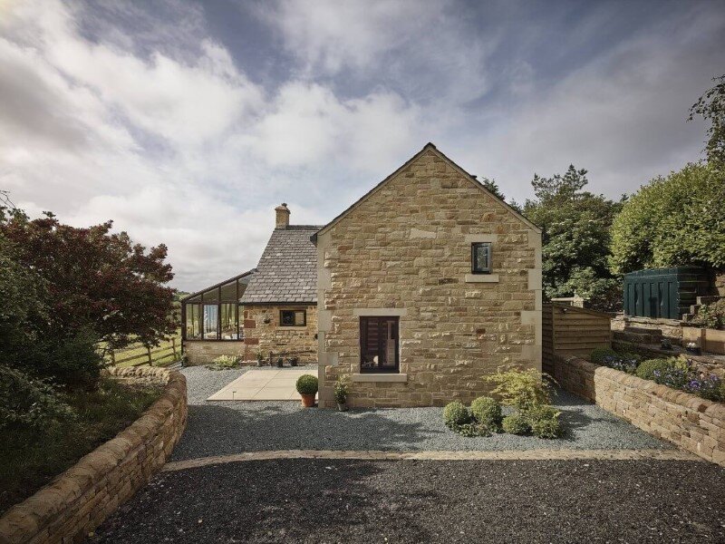 Stone cottage Hocker Farm - extension and modernization of a traditional British cottage (4)