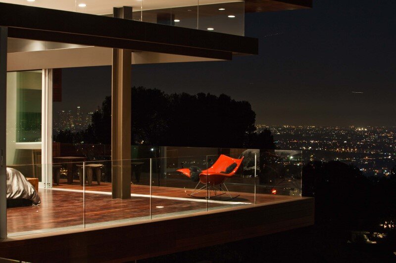Sunset Plaza House modernist forms with dramatic views over Los Angeles (8)