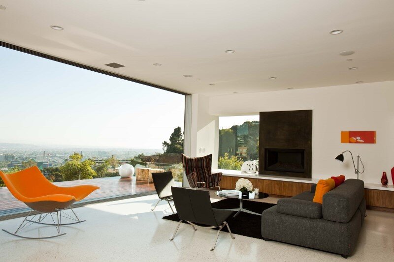 Sunset Plaza Residence modernist forms with dramatic views over Los Angeles (3)