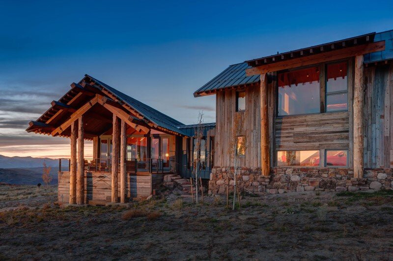 Wolf Creek Ranch - Log Home with traditional ranch architecture (1)