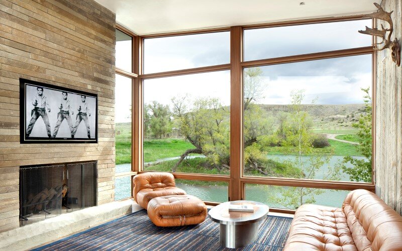 Big Timber Riverside House - Montana ranch by Hughesumbanhowar Architects (7)