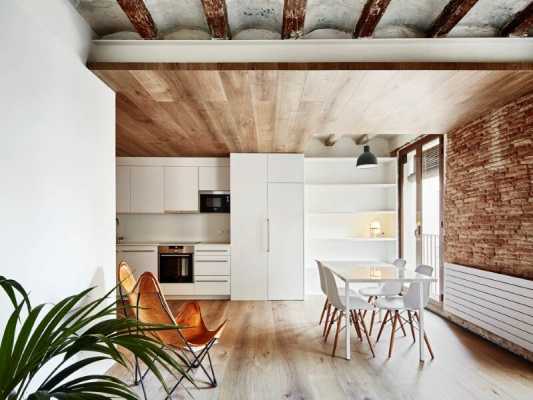 Borne Apartments: Modern Décor Combined with Original Wooden Beams