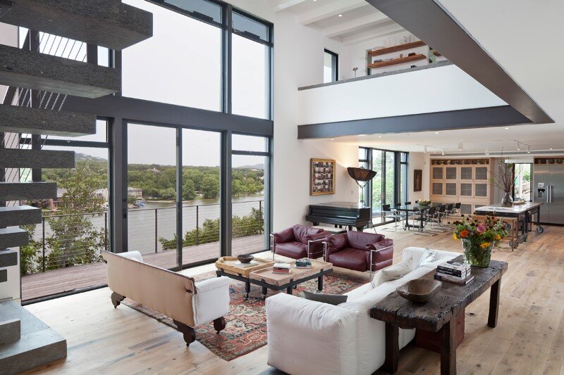 Cliff Dwelling - a residential renovation with a cliff-side view over Lake Austin (5)
