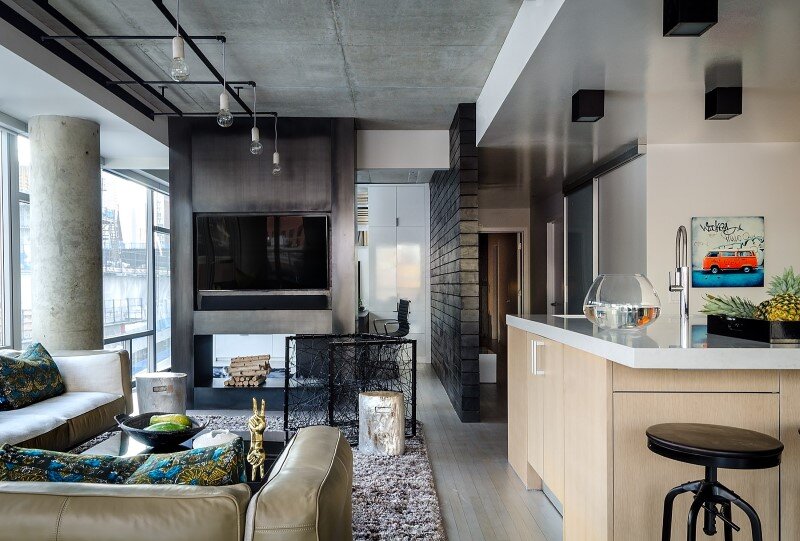 Concrete Jungle Apartment in River North Chicago by Project Interiors (5)