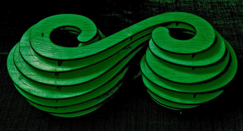 Sculpture that Symbolizes Infinity - The Infinite Green in Wroclaw (14)