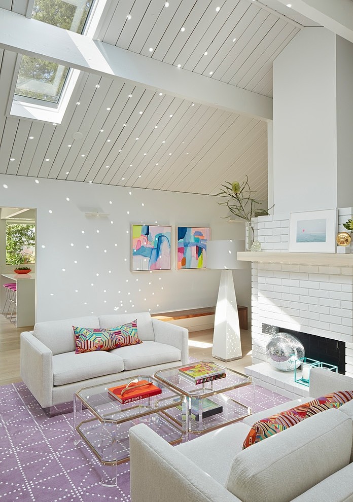Minimal Modern Design Meets Disco in This Palo Alto Eichler House (9)
