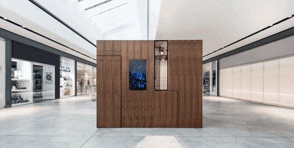 Pop Up Box & Food Corner – Convertible Retail Space That Offers a Customizable Presentation Area