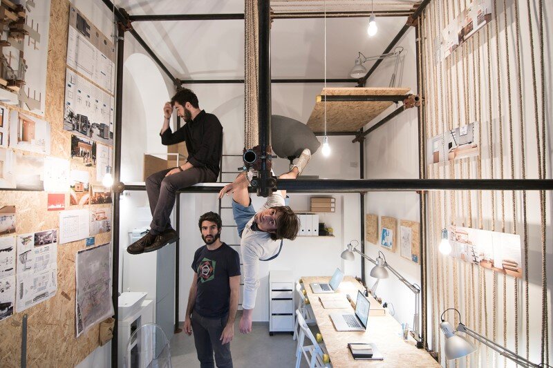 R3architetti Have Transformed a Small Atelier of 14 sqm in Their Own Creating Space (2)