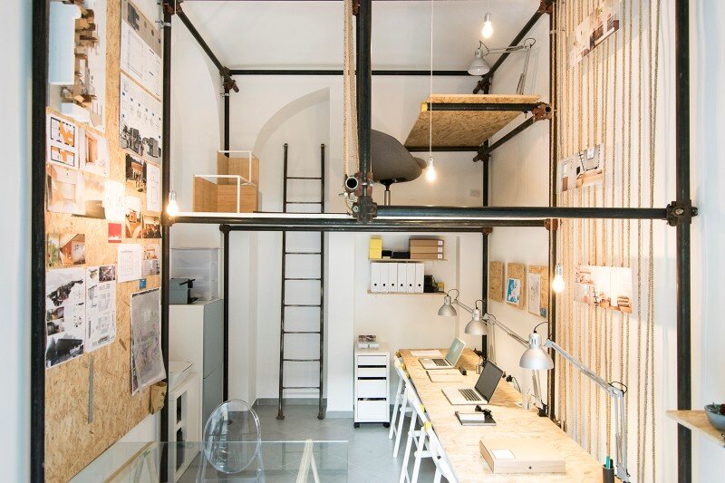 R3architetti Have Transformed a Small Atelier of 14 sqm in Their Own Creating Space (8)