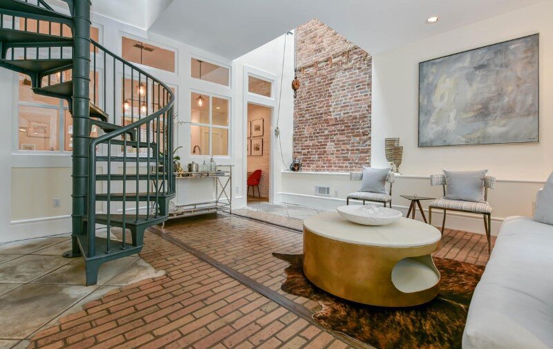Renovated 1850s firehouse with preserving the original architectural elements (10)