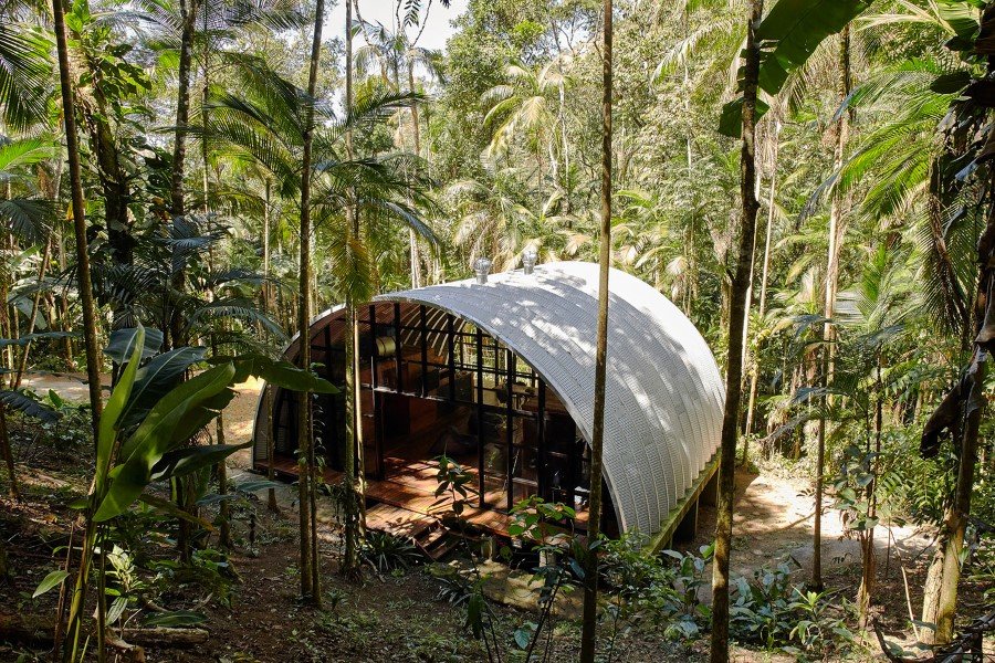 ARCA House is Like a Ship in the Middle of the Brazilian Atlantic Forest