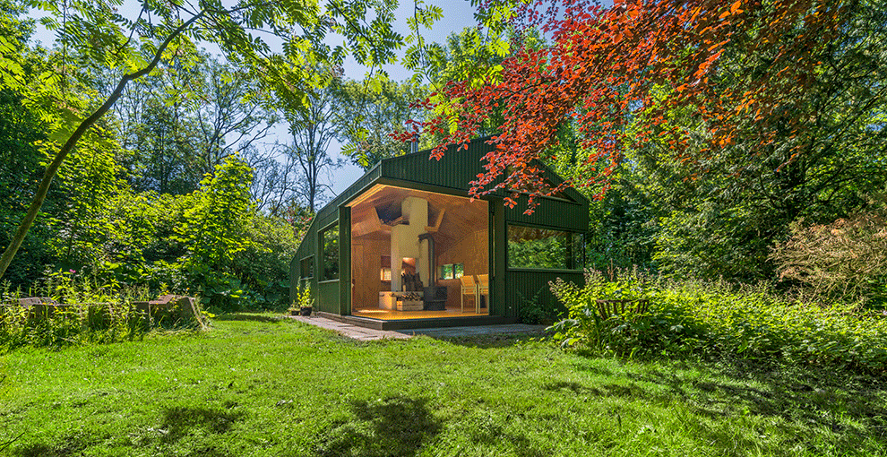 CC-Studio Rebuilt Thoreau Cabin into the Netherlands Noorderpark (1)